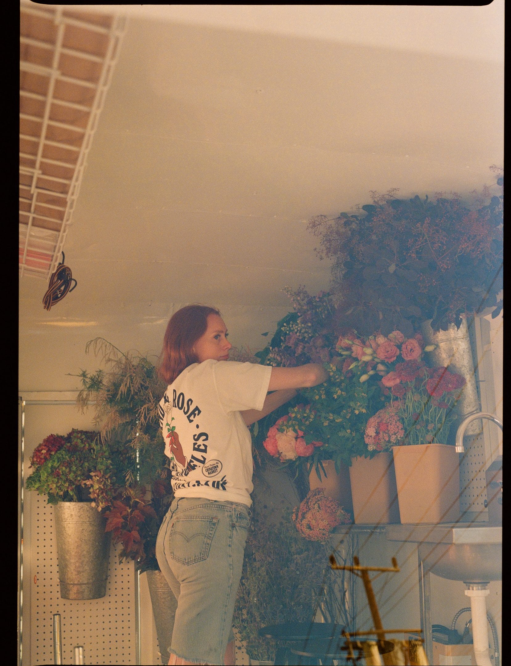 Sarah Lineberger Red Hair, Blue Nails, Yellow Truck, Fresh Flowers — Hand & Rose with ...